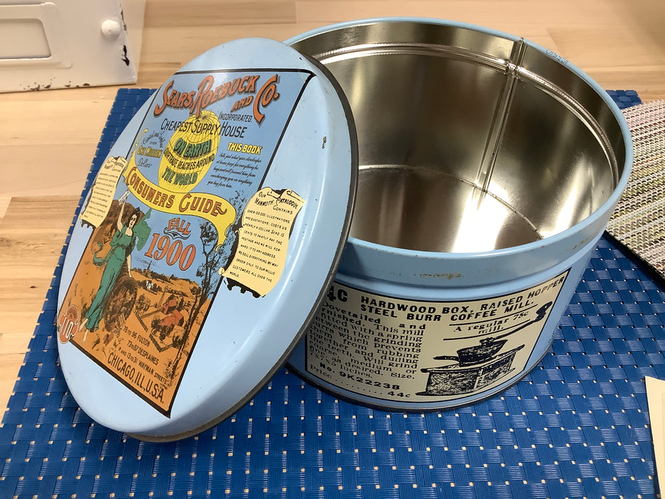 Sears and Roebuck tin