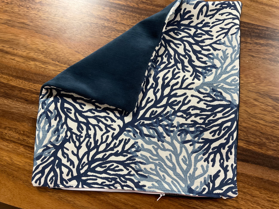 Beachy fabric pillow