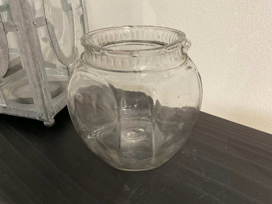Vintage glass candy dish