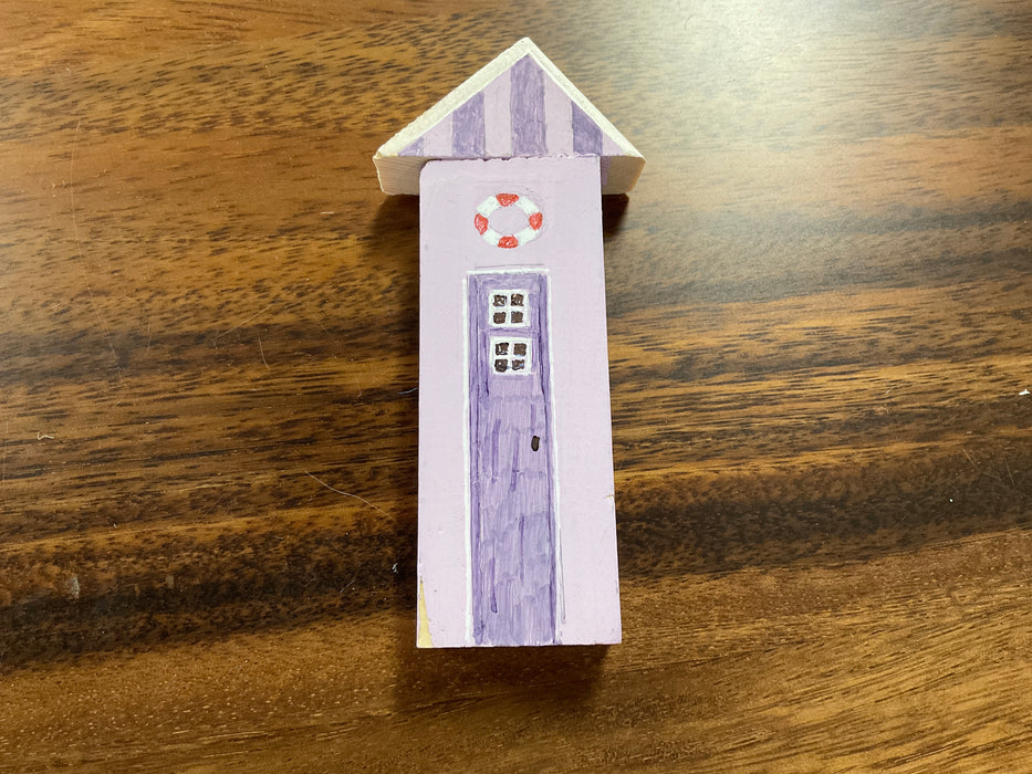 Small wood painted house