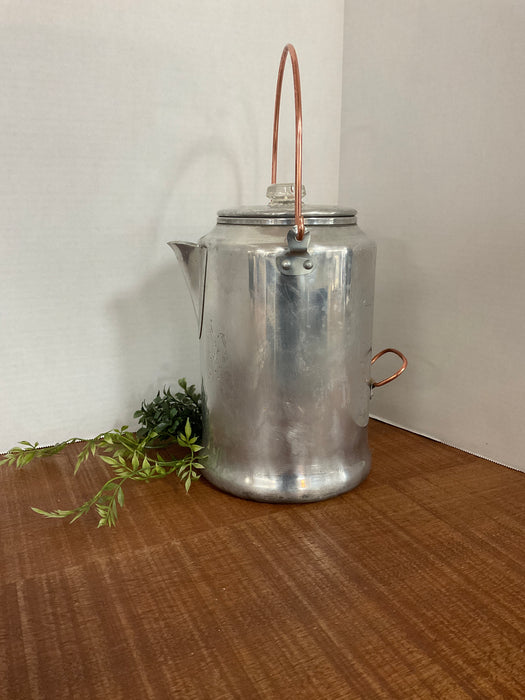 Aluminum coffee kettle by Comet