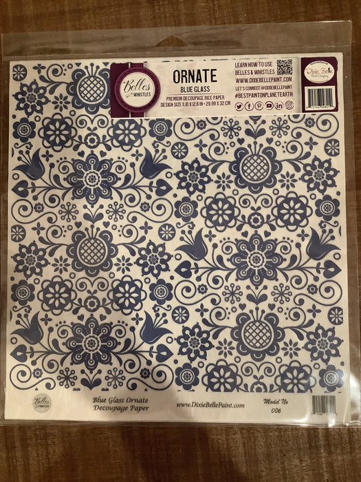 Dixie Belle decoupage rice paper