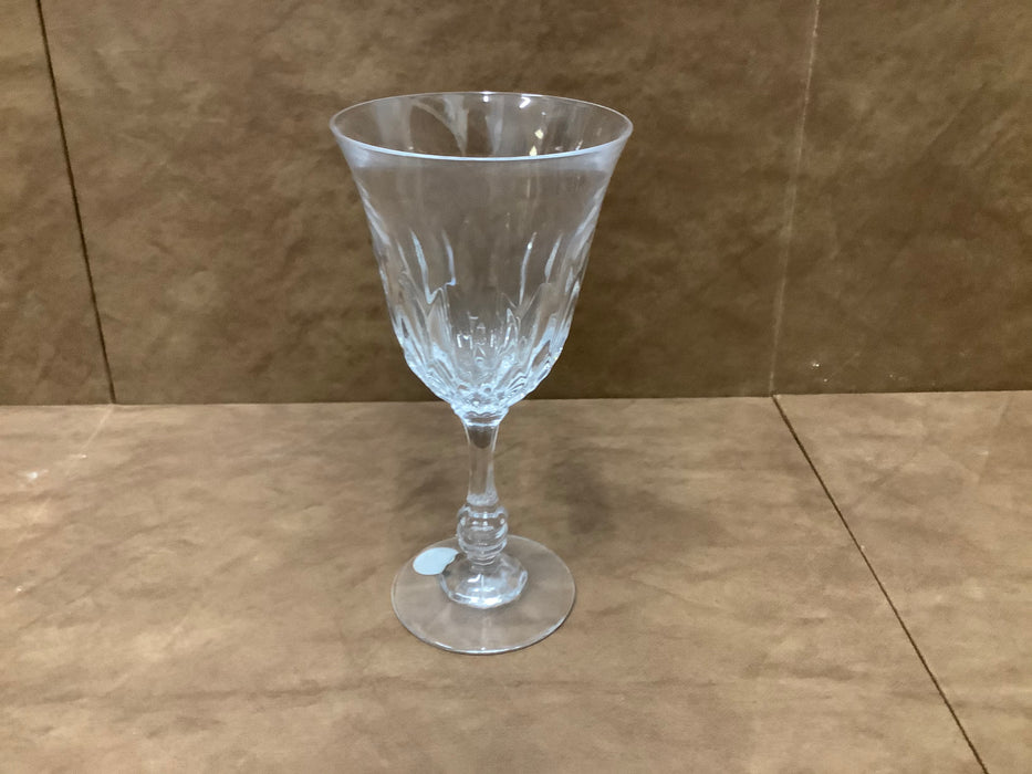 Crystal wine glass