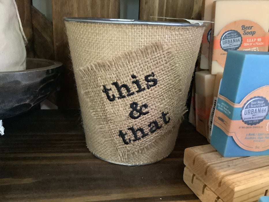 This and that bucket