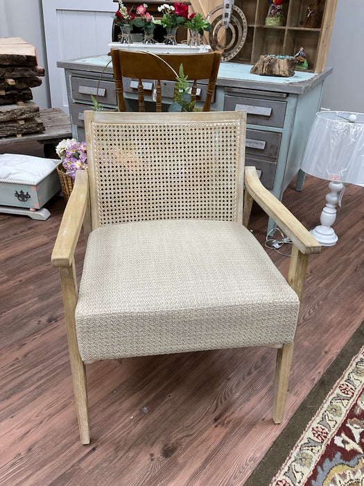 Modern farmhouse armchair