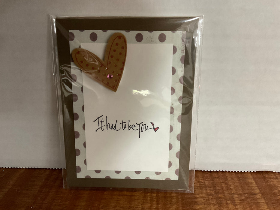 Magnetic Note Card-It Had to be You
