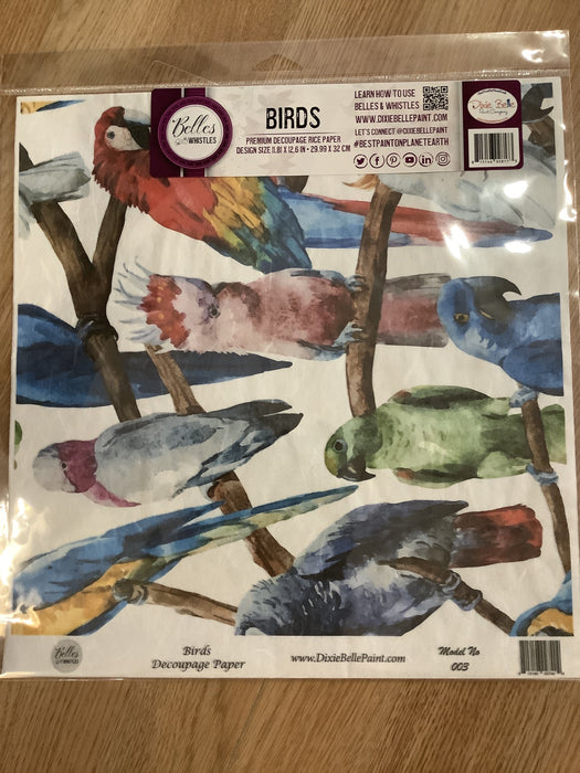 Dixie Belle decoupage rice paper