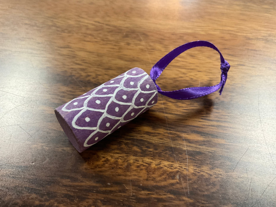 Wood block ornament