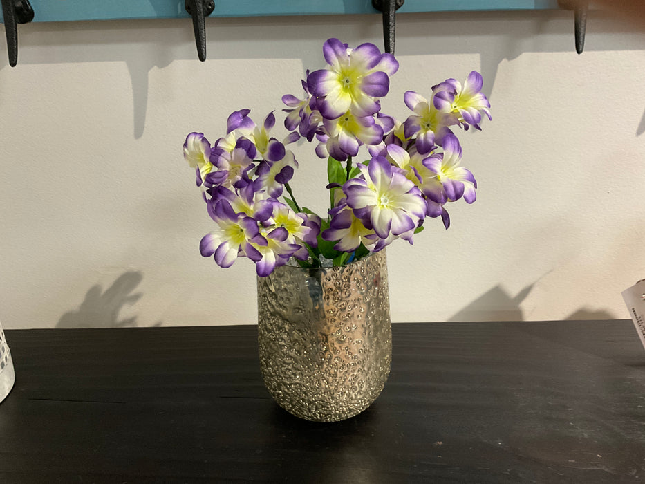 Spike bush - faux flowers