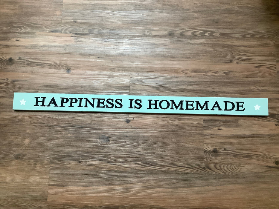 Happiness is homemade sign 3'