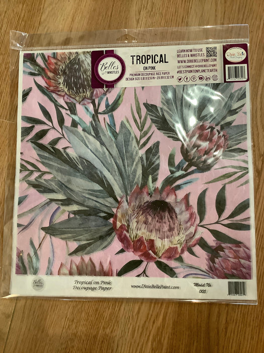 Dixie Belle decoupage rice paper