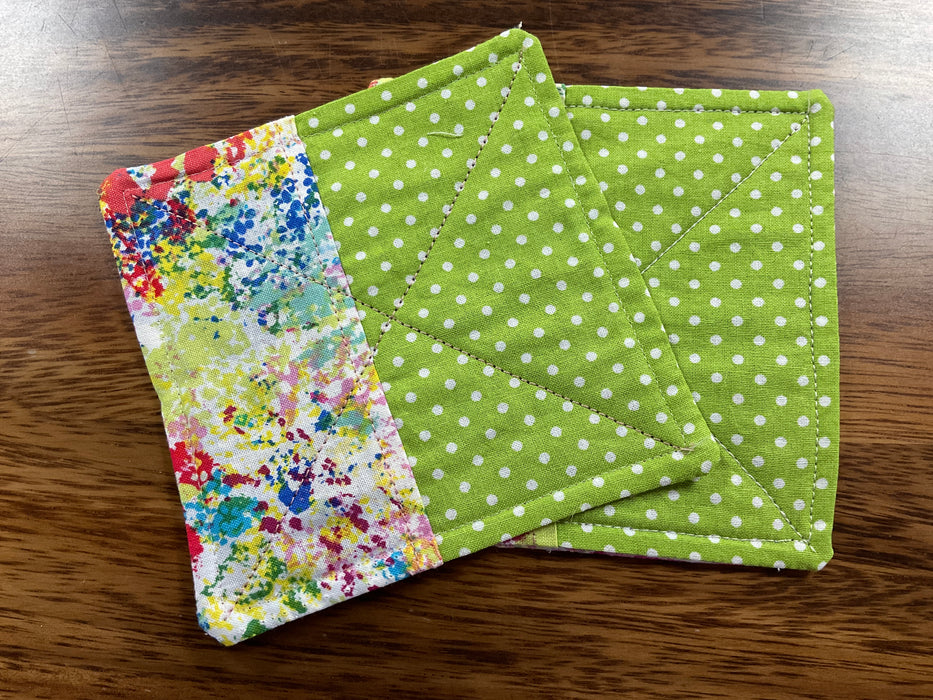 Fabric coasters set of 2