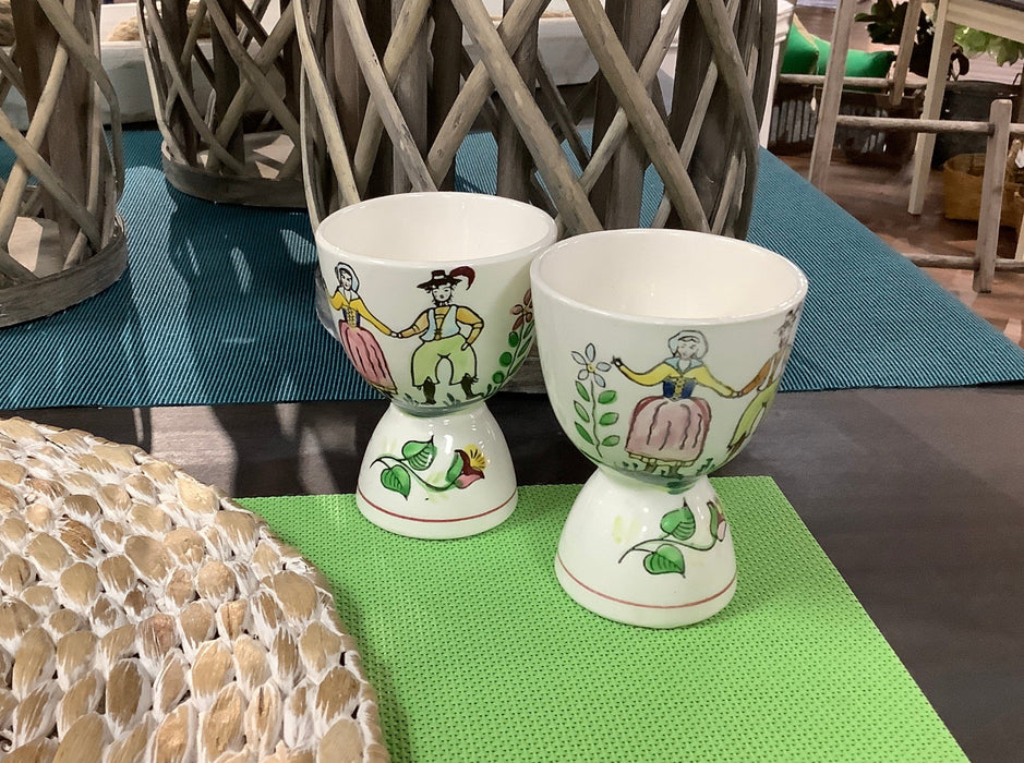 Dutch couple egg cup
