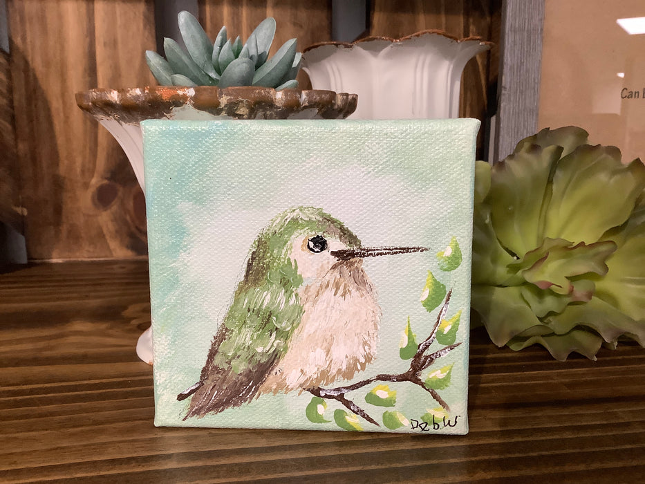 Bird on Chunky canvas