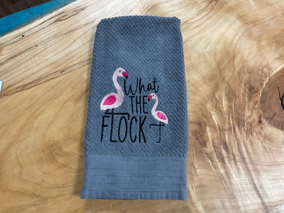 Dish Towel - What the Flock