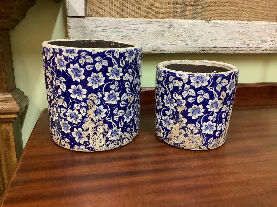 Rustic ceramic flower pot