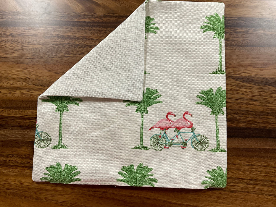 Beachy fabric pillow