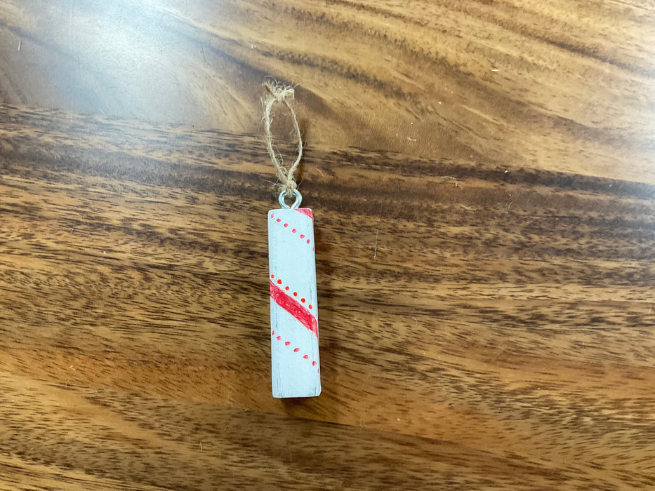 Wood block ornament