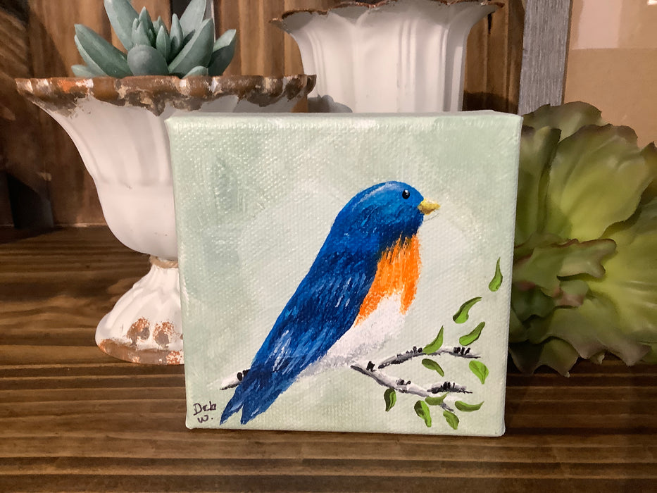 Bird on Chunky canvas