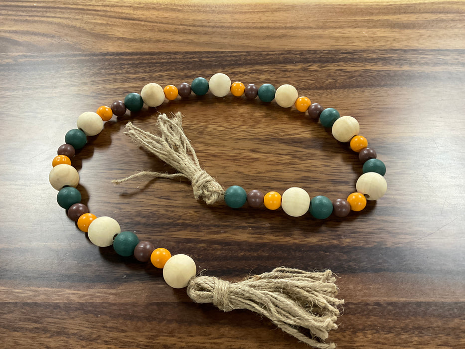 Fall bead garland