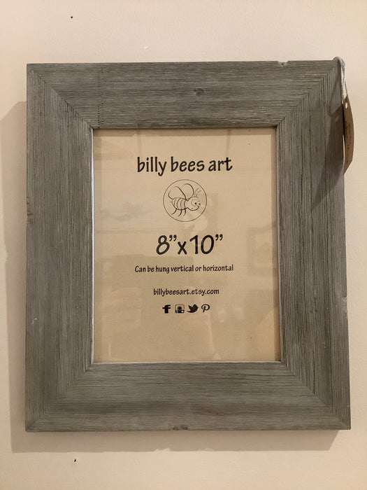 8 x 10” gray photo frame