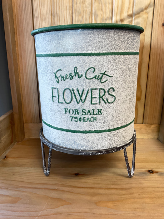 Flowers bin and stand
