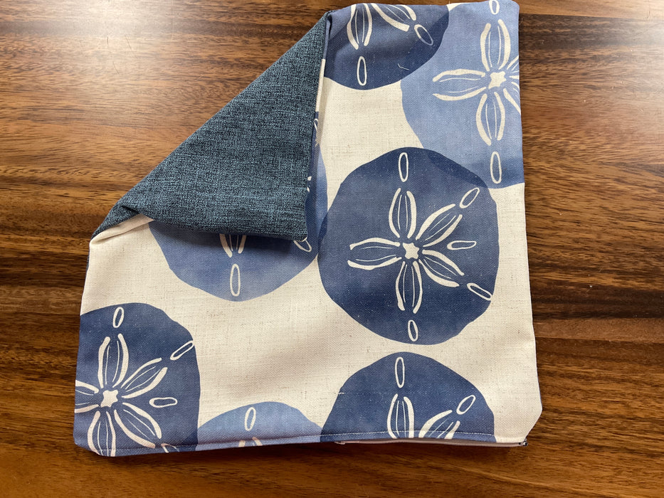 Beachy fabric pillow
