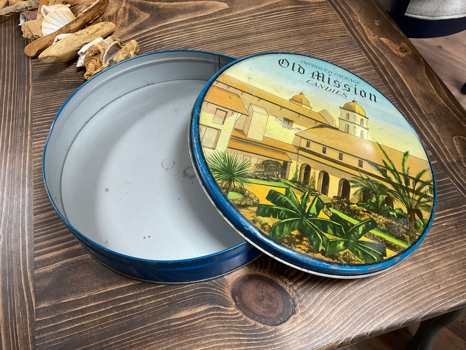 1930’s old mission cadies tin