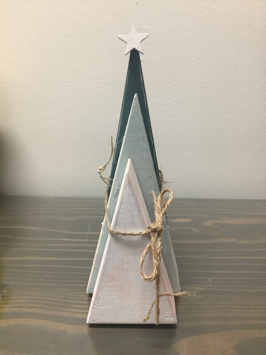 Wood tree set
