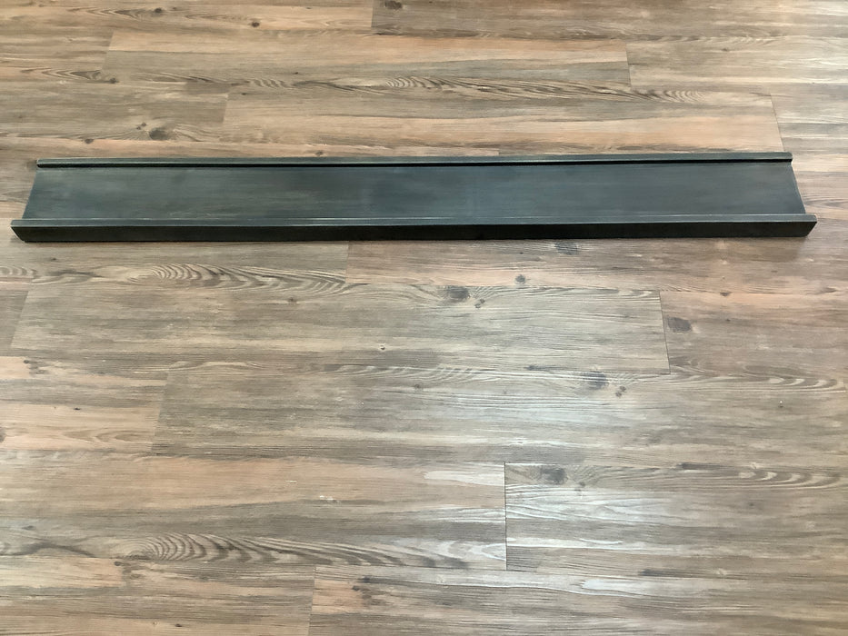 Long wood wall shelf