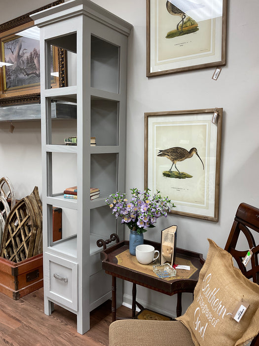 Driftwood open bookcase