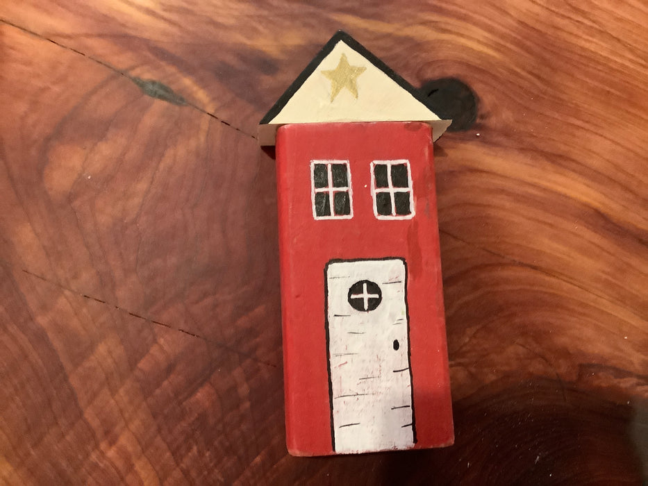 Small wood painted house