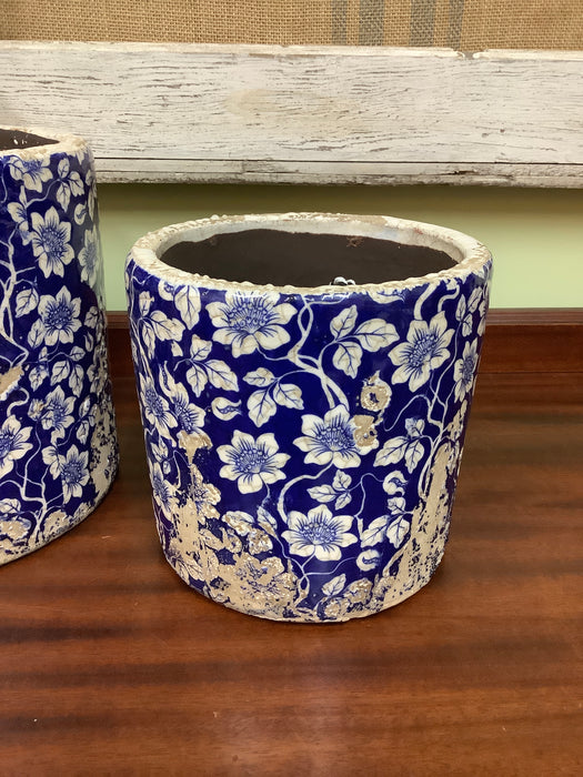 Rustic ceramic flower pot