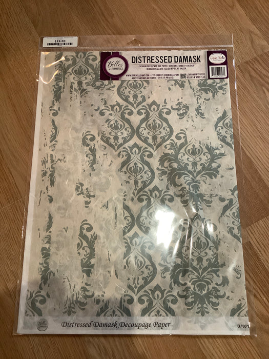 Dixie Belle decoupage rice paper