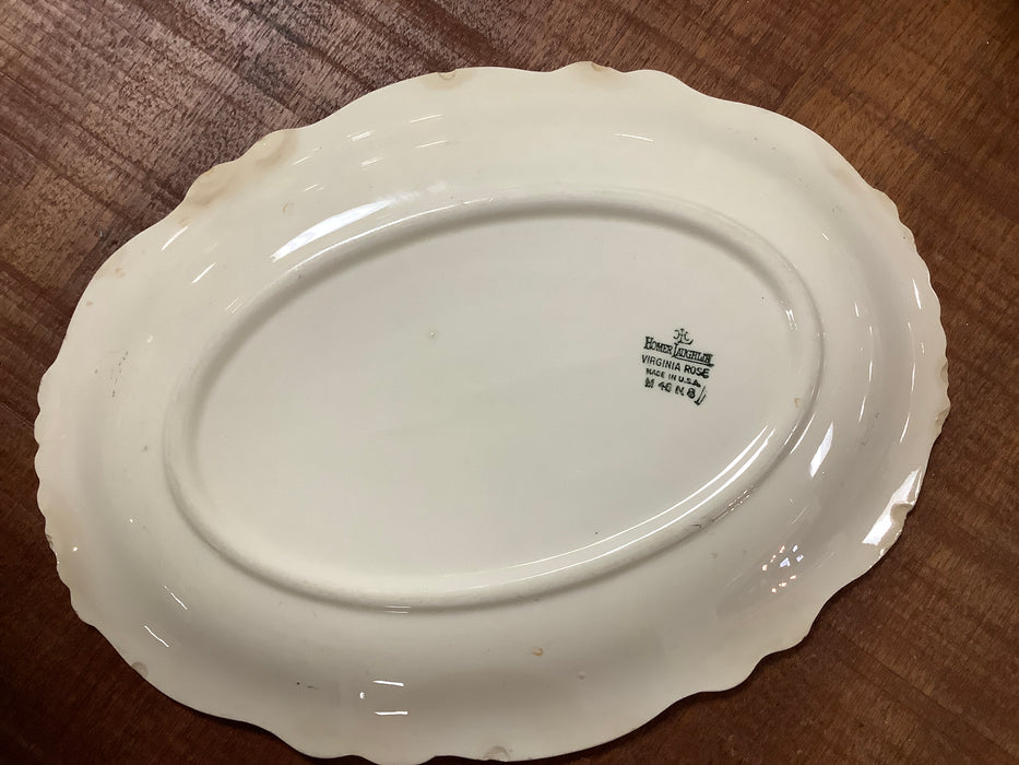 Homer Laughlin Virginia rose platter