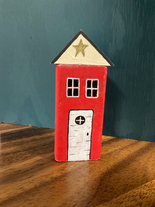 Small wood painted house