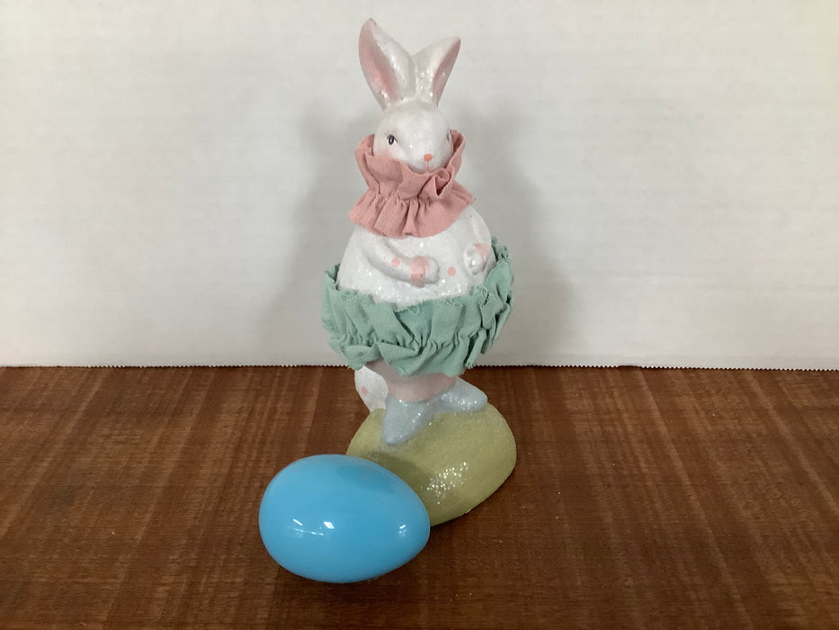 Bunny with ruffles figurine