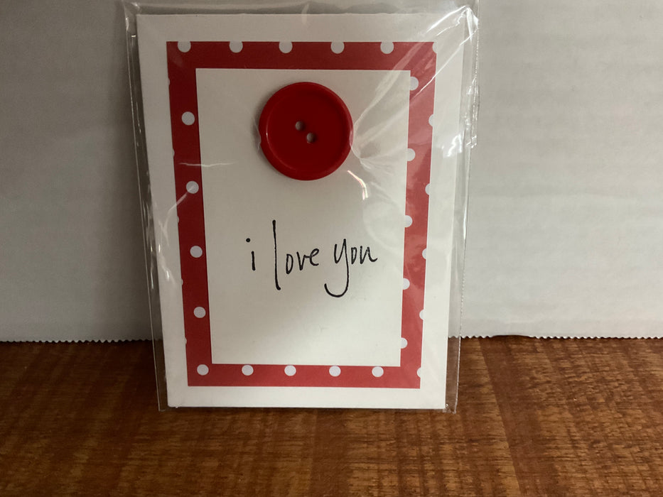 Magnetic Note Card-I Love You