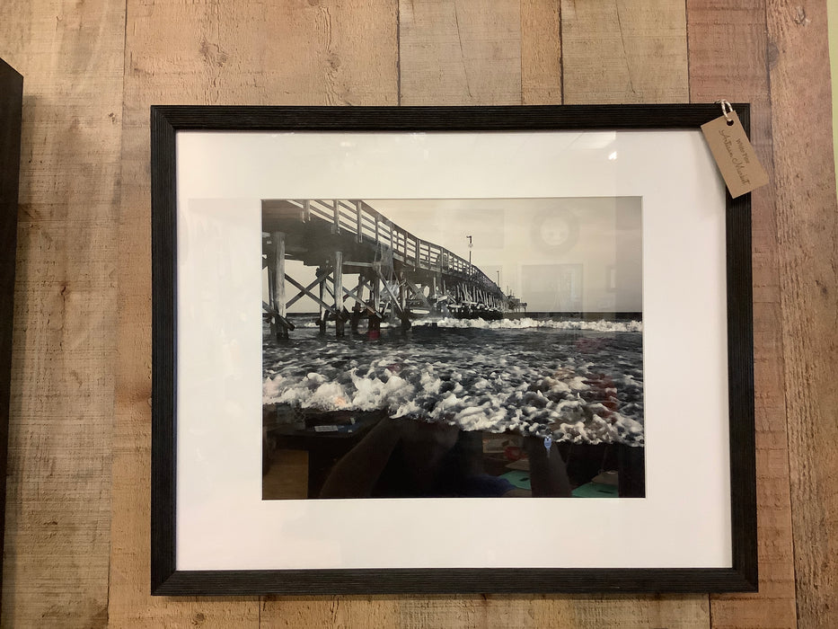 Black and white Cherry grove pier