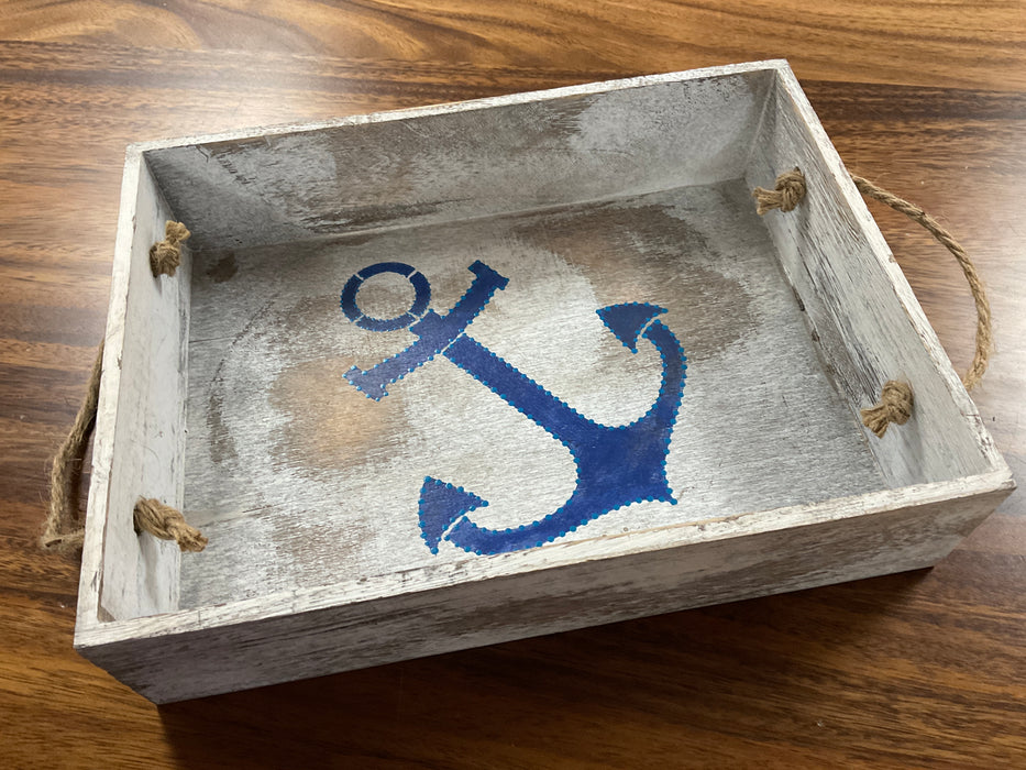 Dot Art Wood Tray