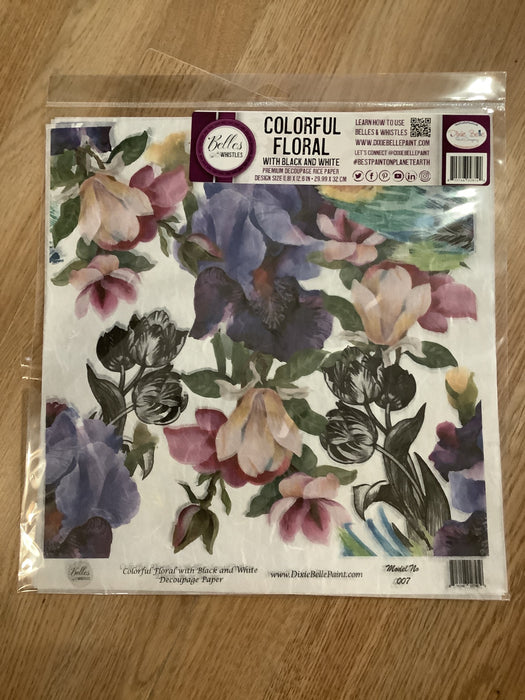 Dixie Belle decoupage rice paper