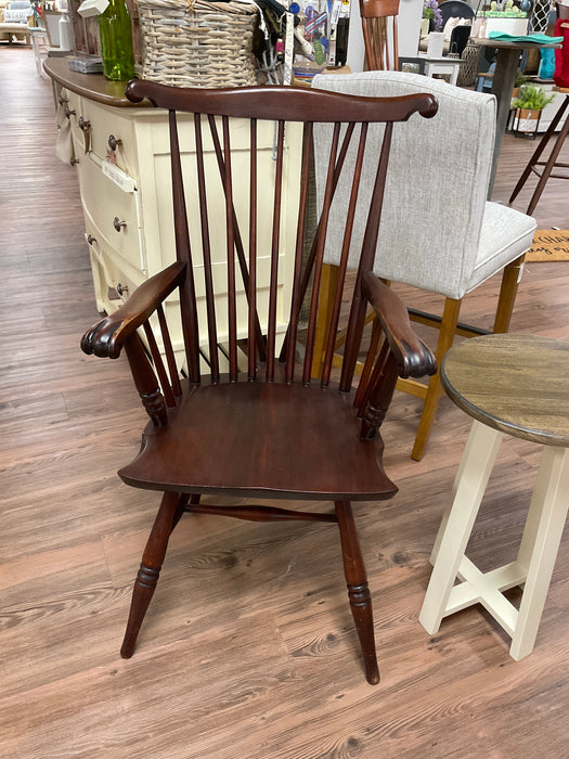 Vintage brace back Windsor chair