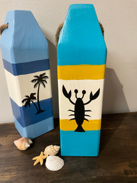 Wood buoy