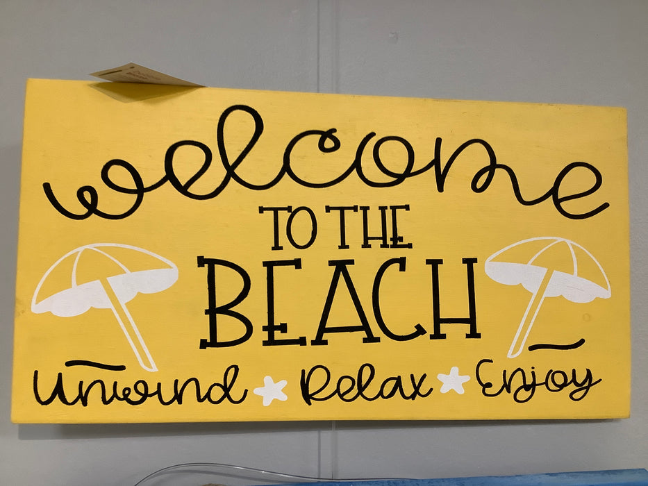 Welcome to the beach umbrella