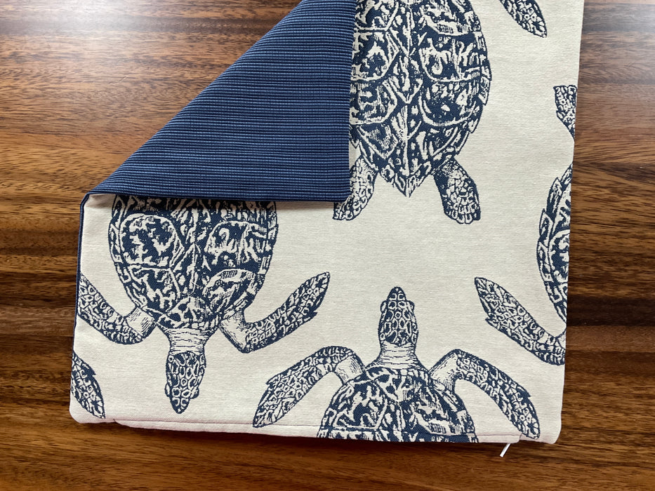 Beachy fabric pillow