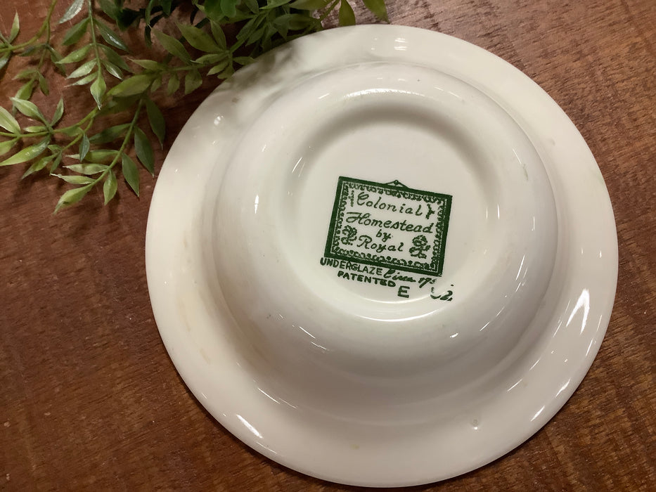 Colonial homestead bowl