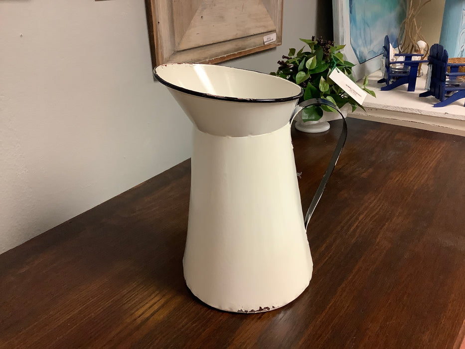 Metal milk pitcher