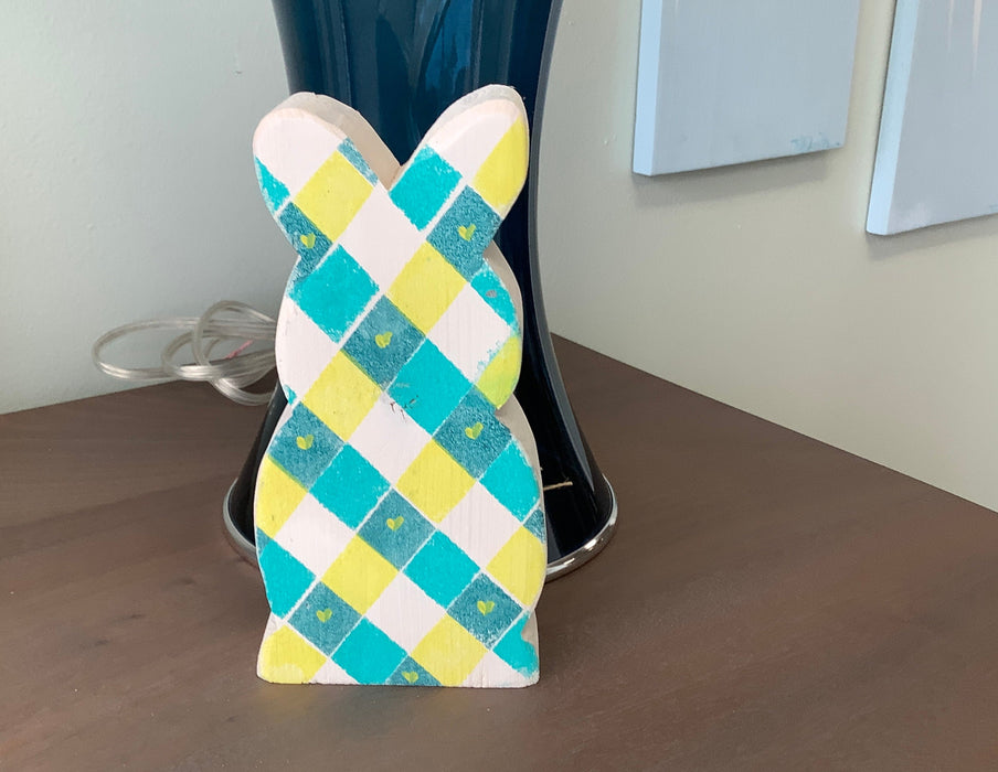 Wood Easter bunny - standing