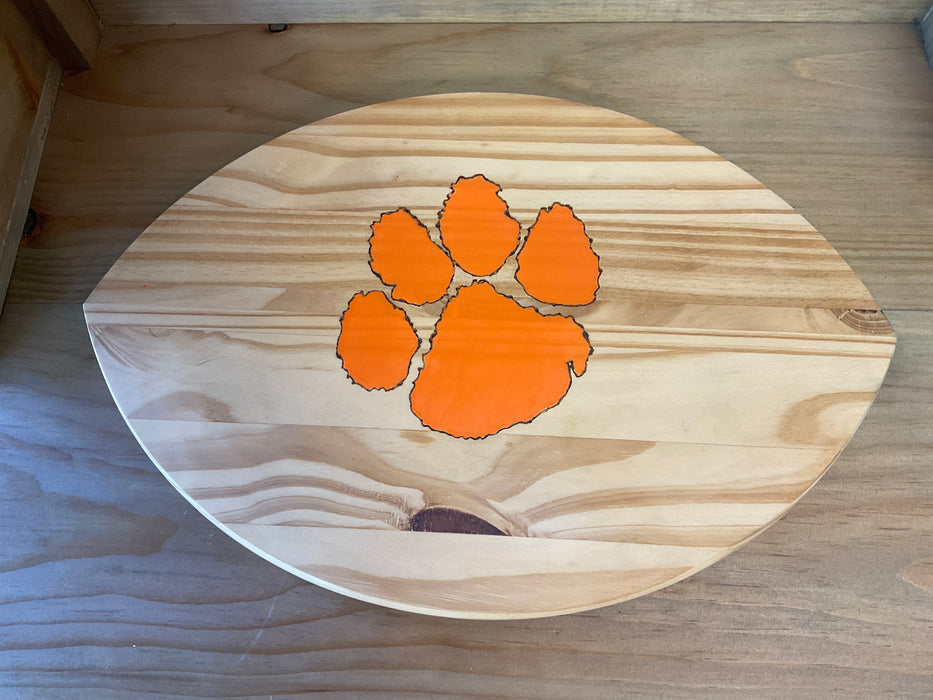 Football serving tray