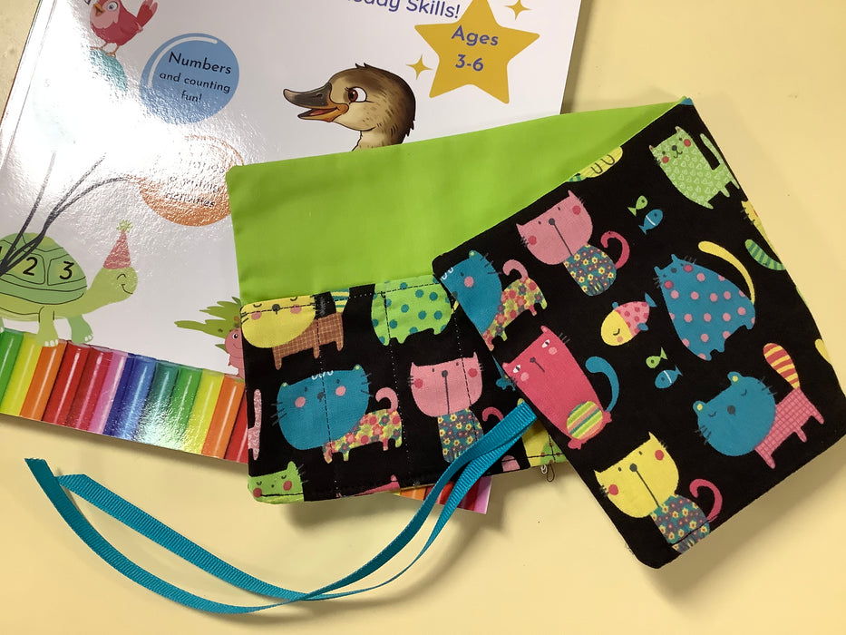 Roll up crayon bag